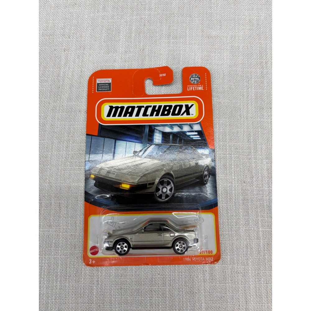Matchbox 1984 Toyota MR2 Gold 67/100 Die-Cast Car 2023 New NIP